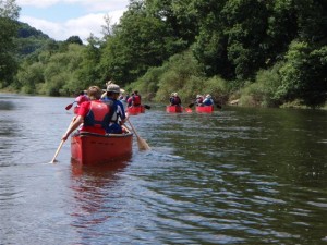 Canoeing on the Wye