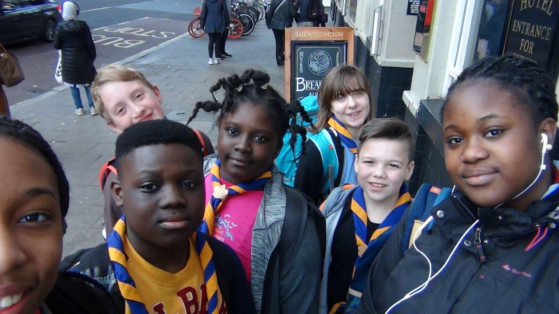 Scouts in high street